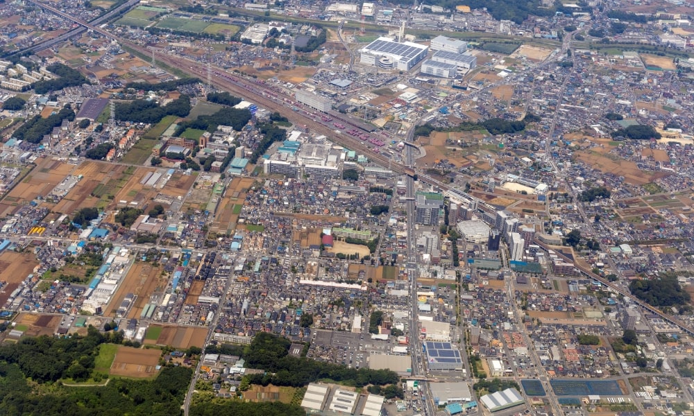 埼玉県新座市の空撮